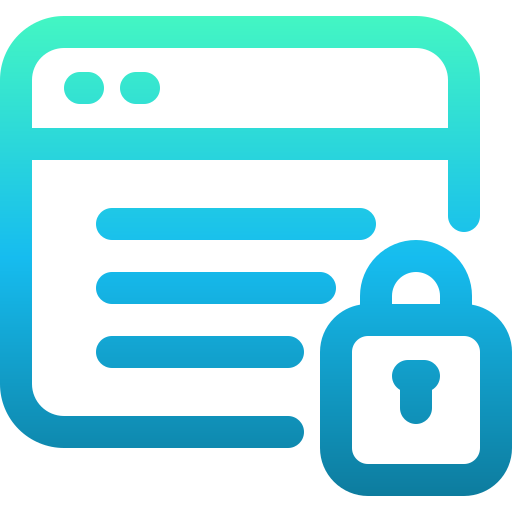 개인정보 보호 아이콘